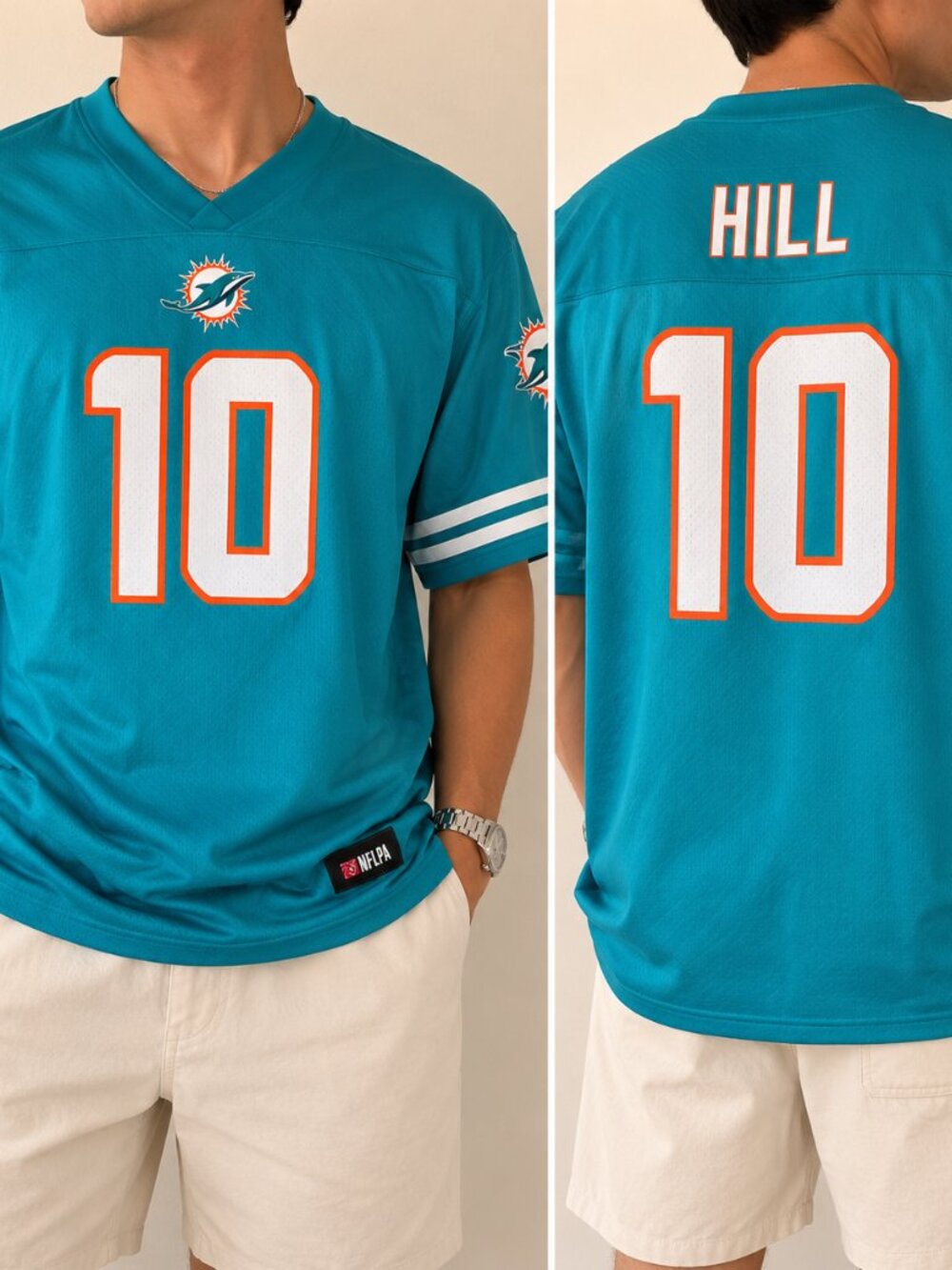 Miami Dolphins Tyreek Hill #10 Jersey 2XL Aqua NFL